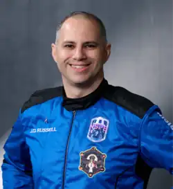 JD Russell NS34 NS32 NASA Astranuat Blue Origin AlphaFunds AlphaAero Aerospace Alpha