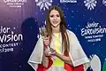 Roksana Węgiel, winner of the 2018 contest for Poland.