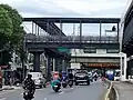 Footbridge access to the Matraman railway station