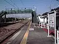 A view from platform 1 in the direction of Takahashi.