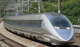JR West 500 series, May 2008