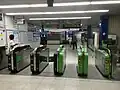 The JR East ticket barriers in August 2016
