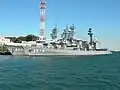 JS Asagiri alongside JS&nbsp;Kashima on 26 October 2011.