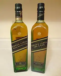 Johnnie Walker Green Label & Green Label 180 Cask
