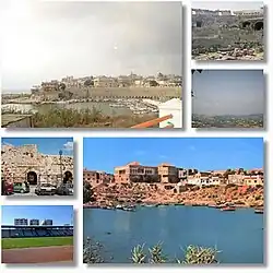 General view of city and port&nbsp;• Roman Amphitheater • Al-Baath Stadium&nbsp;• Entrance of Roman Theater • Landscape of Jableh&nbsp;• Port