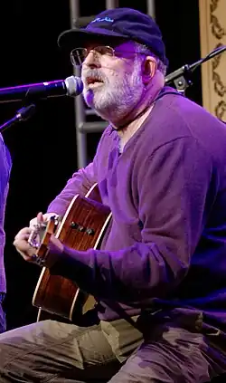 Tempchin performing at the Taylor Guitars showroom stage in Anaheim, California, 2014