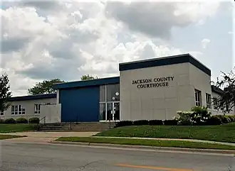 The Jackson County Courthouse in Maquoketa