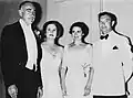 John and Maude Blair with Irene and Robert Jackson.