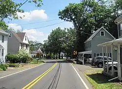Center of Jacobstown along CR 528
