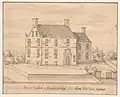 Drawing of Hottinga Stins (1722)