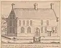 Drawing of monastery Jeruzalem (1722)