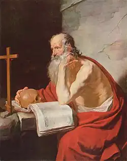 Saint Jerome by Jacques Blanchard, 1632.