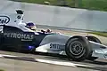 Jacques Villeneuve driving the BMW Sauber F1.06 at the 2006 USGP.