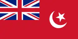 Civil Ensign of Jafrabad State (until 1948)
