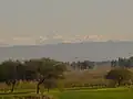 Hills in the distance seen from Jagal