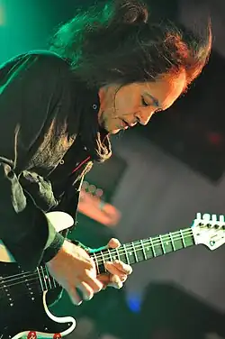 Lee performing in 2014