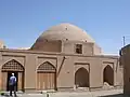 The dome over the main prayer hall of the mosque