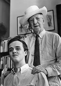 James Tate and Gordon Cairnie at the Grolier in the 1960s.