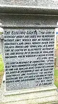 James Bowman Lindsay, Western Cemetery, Dundee, monument inscription