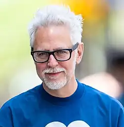 A headshot of James Gunn