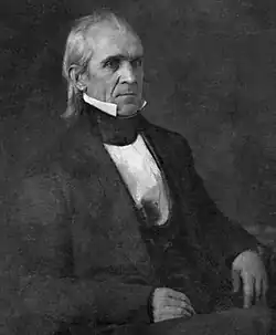 Photo of James K. Polk by Brady 1849