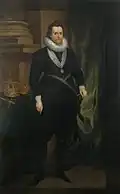 Posthumous portrait of James I, van Dyck, circa 1632