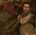 Portrait of Jacob Duym, detail of The surrender of Weinsberg.