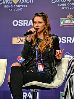 Burčeska Meet&Greet press conference Eurovision Song Contest 2017 in Kyiv, Ukraine