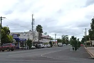 The commercial centre of Jandowae