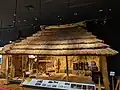 Ainu traditional house. Ainu: cise