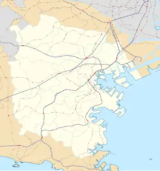 Daikoku Pier is located in Yokohama