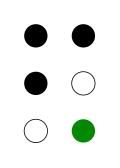 ⠫ (braille pattern dots-1246)