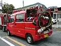 A Mitsubishi Town Box kei car fire truck used by the Chichibu, Saitama fire department.
