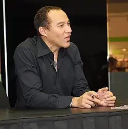 Eaton at an autograph session in 2009