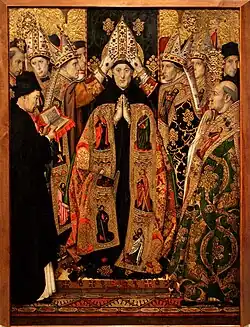 Jaume Huguet – The Consecration of Saint Augustine