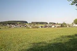 View from the east