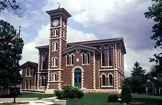 Jennings County Courthouse in Vernon, Indiana
