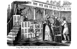 Showing 'Jenny Diver picking Pockets at a place of worship in the Old Jewry'
