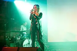 Mills performing in 2011