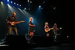 L to R: Julian Sammut, Paula Bowman, Lee Bowman, Simon Ross Tamworth Country Music Festival, January 2010