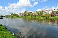 View over Kamionek Lake