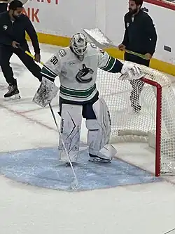 Jiří Patera in a game with the Vancouver Canucks against the Florida Panthers in November 2025