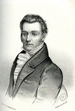 1859 head and shoulders engraving of Joel Doolittle