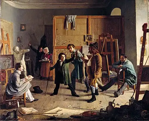 A Scene in the Studio