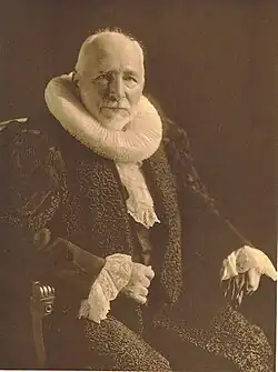 Image of Johann Stammann, a German senator, taken by Rudolf Dürhkoop, a German photographer.