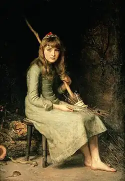 Cinderella by John Everett Millais, 1881