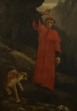 Dante and the Leopard by John Macallan Swan