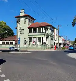 Former Joint Stock Bank Building, Lismore (1891), photographed in 2023