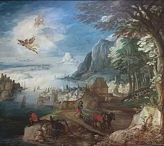 Joos de Momper, Landscape with the Fall of Icarus