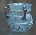 Antique glass artifacts